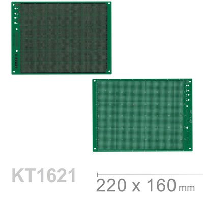 『聯騰．堃喬』KT-1621 220 x 160 mm 單面 72 x 58 孔 FRP  PCB板 萬用電路板