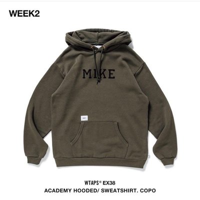 Wtaps design ACADEMY HOODED 軍綠色帽t 連帽上衣| Yahoo奇摩