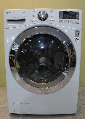 新北二手家電推薦-【LG樂金】滾筒洗衣機 2手 WD-S18VBW 18kg 2019 中古 龜山樹林三峽新莊中和永和