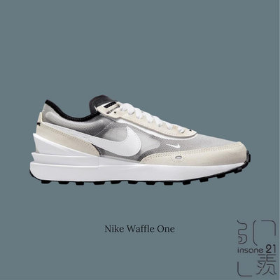 NIKE NSW WAFFLE ONE 白灰 結構鞋 基本款 休閒 情侶 DA7995-100【Insane-21】
