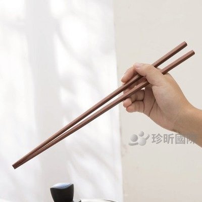 【珍昕】撈麵油炸筷 (約42cm)/公筷/鐵木筷/防燙筷/加長筷