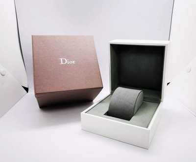 DIOR 原廠正品 迪奧白色手錶盒 收納盒 附外盒