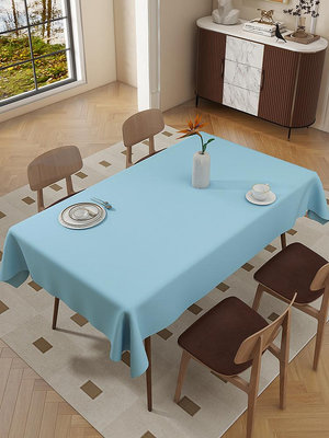 桌墊 桌布 純色桌布免洗防水防燙防油PVC餐桌墊茶幾家用飯店長方形桌墊布藝