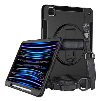 TPU輕量軍規防摔 iPad 10代 Air5 10.9吋 Pro 11吋 12.9吋 保護殼保護套 含背帶－嚴選數碼