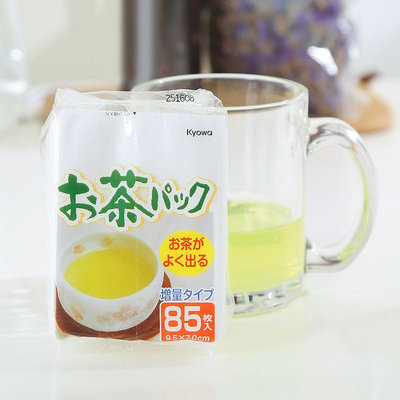 日本進口茶包袋空茶包一次性泡茶袋過濾茶葉包 花草茶鹵味袋85枚