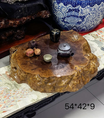 日本回流老纓木樹瘤厚切 茶盤干泡臺也可做拍攝背景厚達9厘