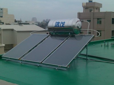 承壓式 鴻茂太陽能熱水器 3片400公升 (含電熱+微電腦面板+基本安裝)