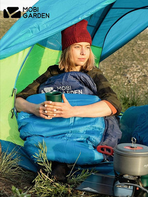 帳篷睡袋戶外便攜式加厚四季通用單人自駕旅游野營收納保暖