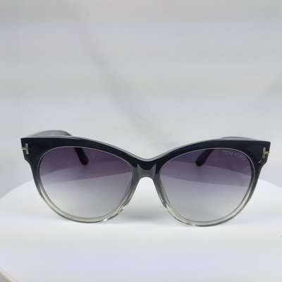 『逢甲眼鏡』TOM FORD 太陽眼鏡 全新正品 透明/黑色漸層鏡框 深紫漸層鏡面 特別款【TF0330 05B】