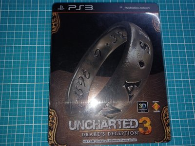 二手PS3光碟~《UNCHARTED 3 秘境探險3》中英文合版 鐵盒版【CS超聖文化讚】