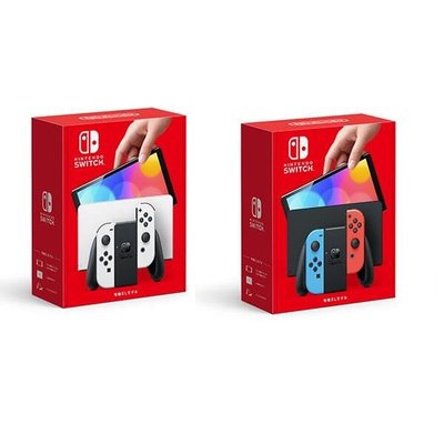 Nintendo Switch主機 NS OLED款 白色/電光藍紅主機 台灣公司貨