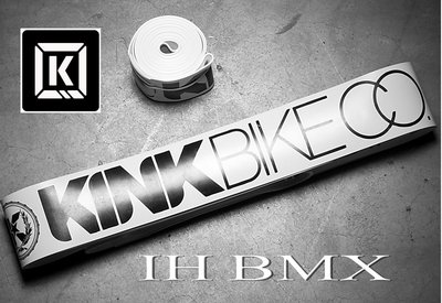 IH BMX KINK 高壓輪圈襯帶 白色地板車單速車街道車極限單車Fixed Gear特技腳踏車場地車表演車特技車土坡車下坡車滑板直排輪DH