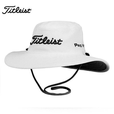 Titleist 高爾夫球帽golf男士圓頂遮陽帽大帽簷防水漁夫帽子運動-真男人專賣店