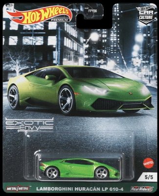 -78車庫- Hot Wheels風火輪 EXOTIC Envy Lamborghini Huracan LP610-4