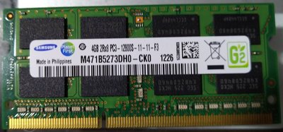 三星 DDR3 1600 PC3-12800 筆記型 4GB Samsung