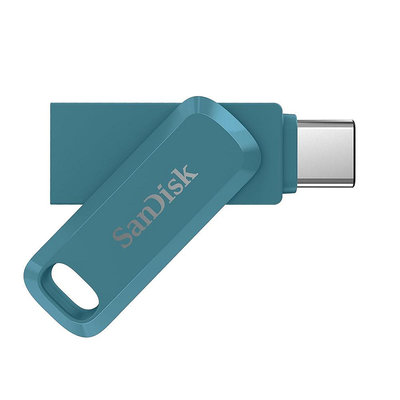 SanDisk Ultra GO OTG 雙用旋轉隨身碟 64G 海灣藍 (SD-DDC3-NBB-64G)
