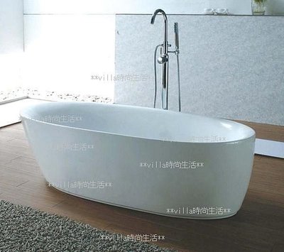-villa時尚生活-- 新款橢圓獨立浴缸150cm 時尚簡約款式 另有150~180CM