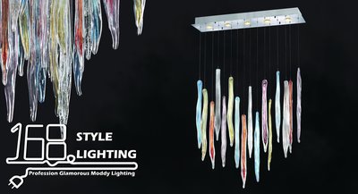【168 Lighting】藝術琉璃《LED吊燈》GE 71005
