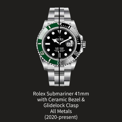 【時光鐘錶公司】Rubber B 勞力士 新款水鬼 126610 41mm Submariner 原廠扣 專用款橡膠錶帶
