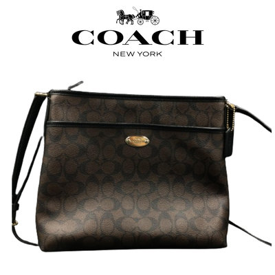 【皮老闆】二手真品 美國精品 COACH 斜背包 肩背包 (i3)