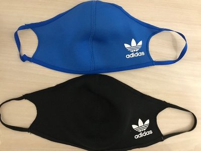 adidas口罩(藍色)裡面還可加醫療口罩一起使用喔, 寒假專案特惠買一送一!!!