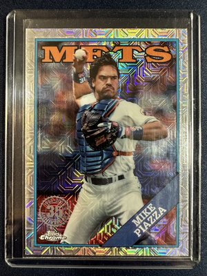 2023 Topps Series 2 Silver Pack Mike Piazza Chrome 1988 MOJO #58 Mets