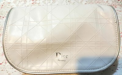 海蒂族Haidis精品系列國際名品CD Dior Beauty(白）ESTEE LAUDER(灰）化妝包 手拿包 盥洗包二件一組
