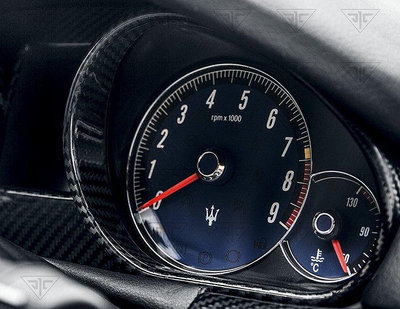 07-15瑪莎拉蒂 GT GTS GC升級改裝替換式干碳纖維儀表罩面板內飾---請議價