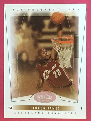 2004-05 Hoops Hot Prospects NBA #54 LeBron James Cavaliers