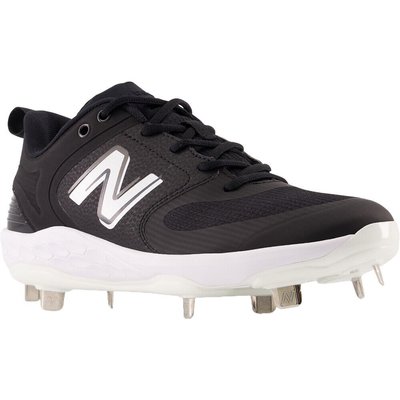 棒球世界全新New Balance棒球釘鞋SMVELOK3黑色D楦特價