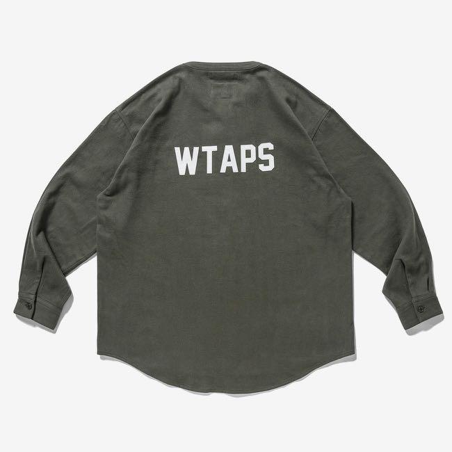 WTAPS 21AW LEAGUE LS COTTON FLANNEL SHIRT 棒球襯衫外套長袖