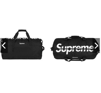 Supreme boxing bag 黑色旅行包運動手提袋肩背包長筒包
