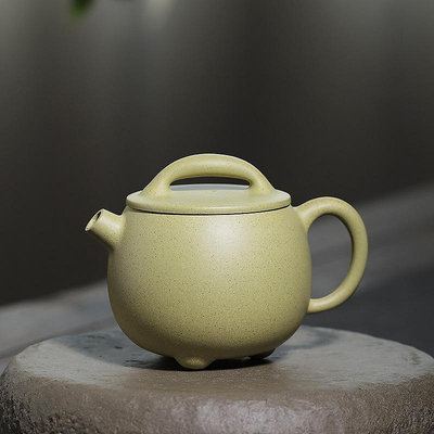 分銷代理紫砂壺宜興創意新品本山綠泥手工茶壺小石墩茶具
