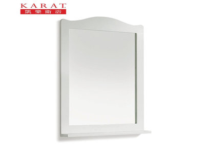 【工匠家居生活館】KARAT 凱樂衛浴 NF-4959 木框鏡附平台 化妝鏡 浴室衛浴鏡子 浴鏡 鏡子
