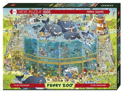 全新現貨正品 德國 Heye 拼圖 Funky Zoo Ocean Habitat 瘋狂動物園 海洋棲息地 1000片
