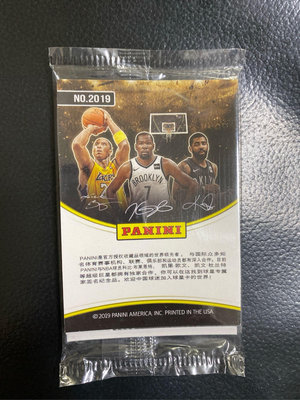 NBA Hoops  2019 中國賽 特別版 卡包 約7張 有 Kobe KD Kyrie Irving Panini
