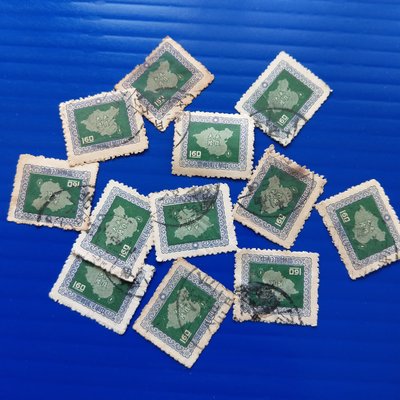 【大三元】臺灣舊票-常84 平版中華民國地圖郵票-銷戳票面值1.6元~1枚1標~隨機出貨