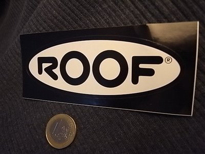 Roof 安全帽原廠貼紙