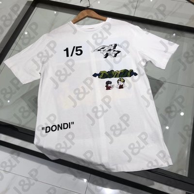 OFF-WHITE 19SS 科通系列印花 短袖T恤