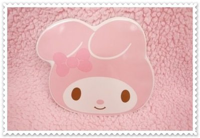 ♥小花花日本精品♥Hello Kitty粉色美樂蒂好實用立體臉頭造型精美鍋墊/隔熱墊/萬用墊