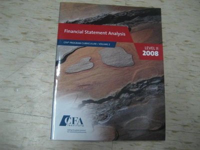 Financial Statement Analysis (CFA)～2008年出版/ ISBN:053634230X