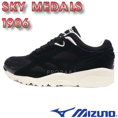 Mizuno美津濃 D1GA-201009(SKY MEDALS) 黑X米 1906休閒運動鞋 027M