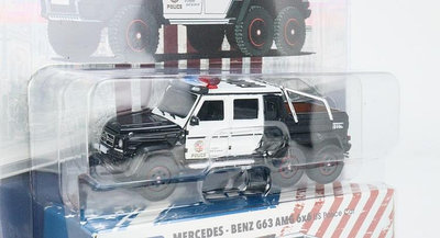 Mijo Era 1 64 奔馳改裝合金越野警車模型 Mercedes G63 AMG 6x6