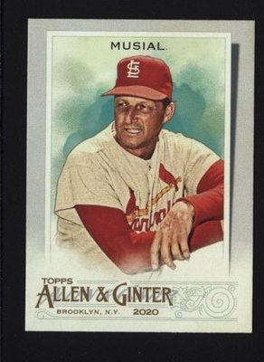 2020 Topps Allen and Ginter #131 Stan Musial - St. Louis Cardinals