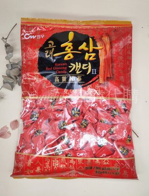 現貨+預購 韓國 CW 紅蔘糖 紅蔘 高麗蔘糖 糖果 900g 大包裝