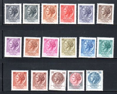 【流動郵幣世界】義大利1968年錫拉丘茲硬幣郵票