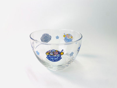 【二手】日本帶回 星之卡比玻璃碗 冰淇淋碗 回流 瓷器 擺件【佟掌櫃】-1990