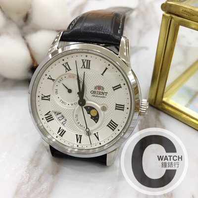 公司貨附發票｜ORIENT 東方錶 羅馬日月相 機械錶 SAK00002S