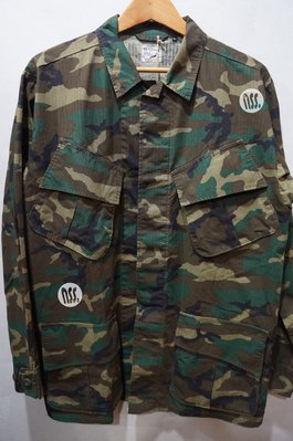 「NSS』Orslow US Army Tropical Coat Camo 迷彩 襯衫 抗撕裂 日本製 1 2
