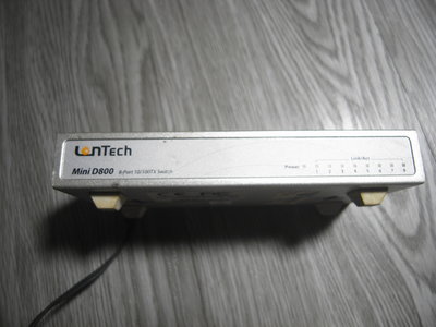 二手 LONTECH MINI D800 HUB 集線器．分享器．8(埠) port 網路交換器(金屬殼)